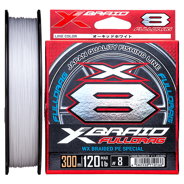 YGK X-Braid X002 Full Drag X8