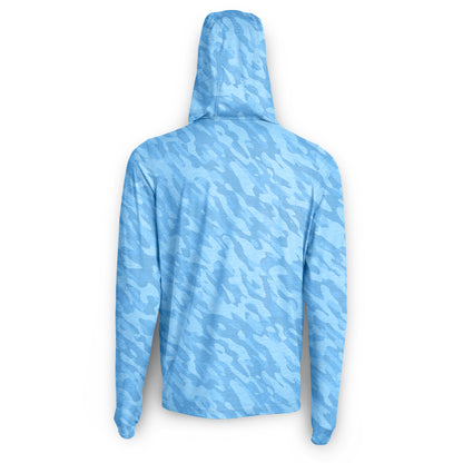 True Camo Hooded Active Performance - Blue Camo