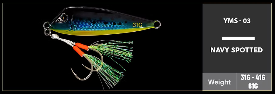 MAHI SLOW JIG NAVY SPOTTED