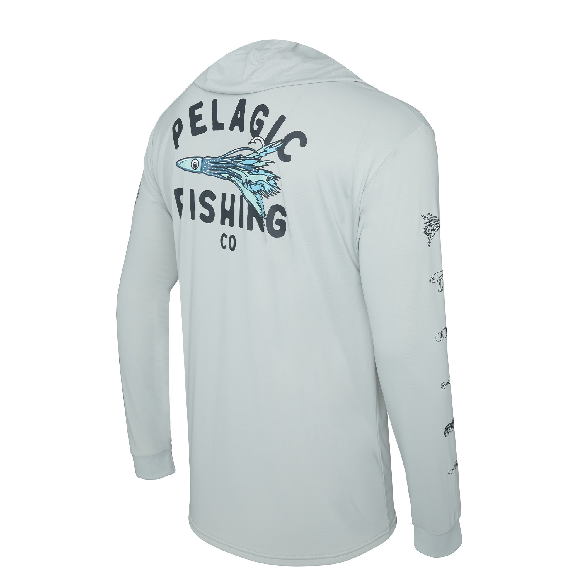 Aquatek Hooded Feather'd Light Grey