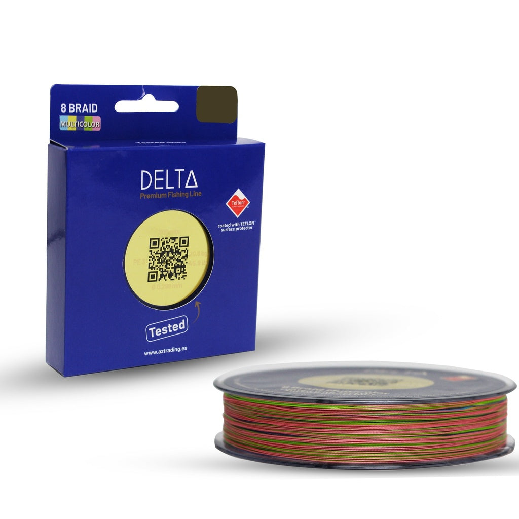 DELTA HILO TEFLON 8 BRAID MULTI 300METER