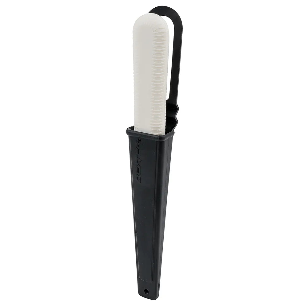 Dexter Russell NTL24 SANI-SAFE® 3 1/4" Net Twine Line Knife w/ Polypropylene White Handle, Carbon Steel