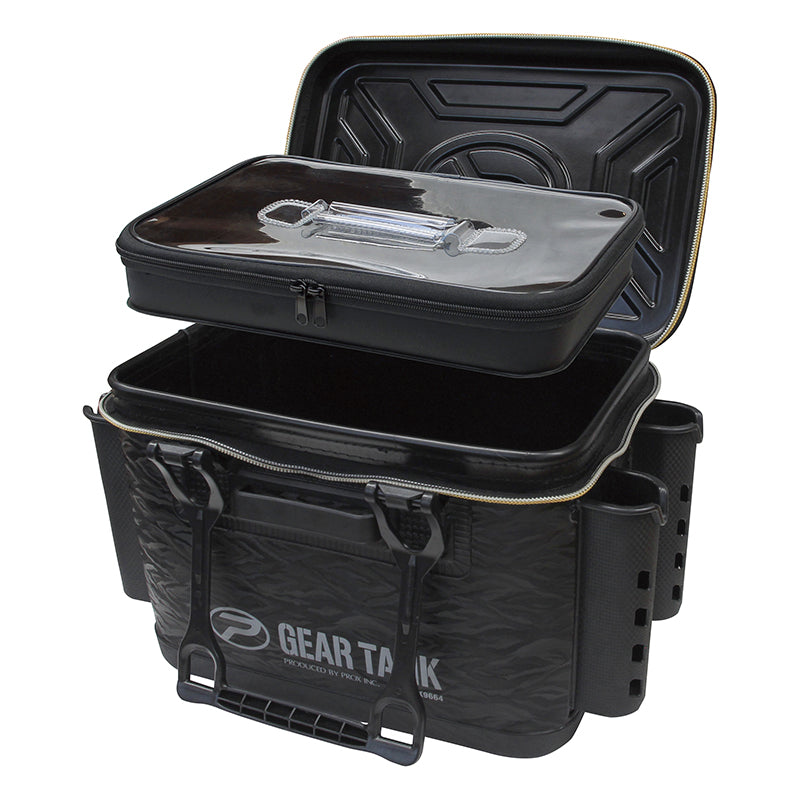 GEAR TANK WITH ROD HOLDER