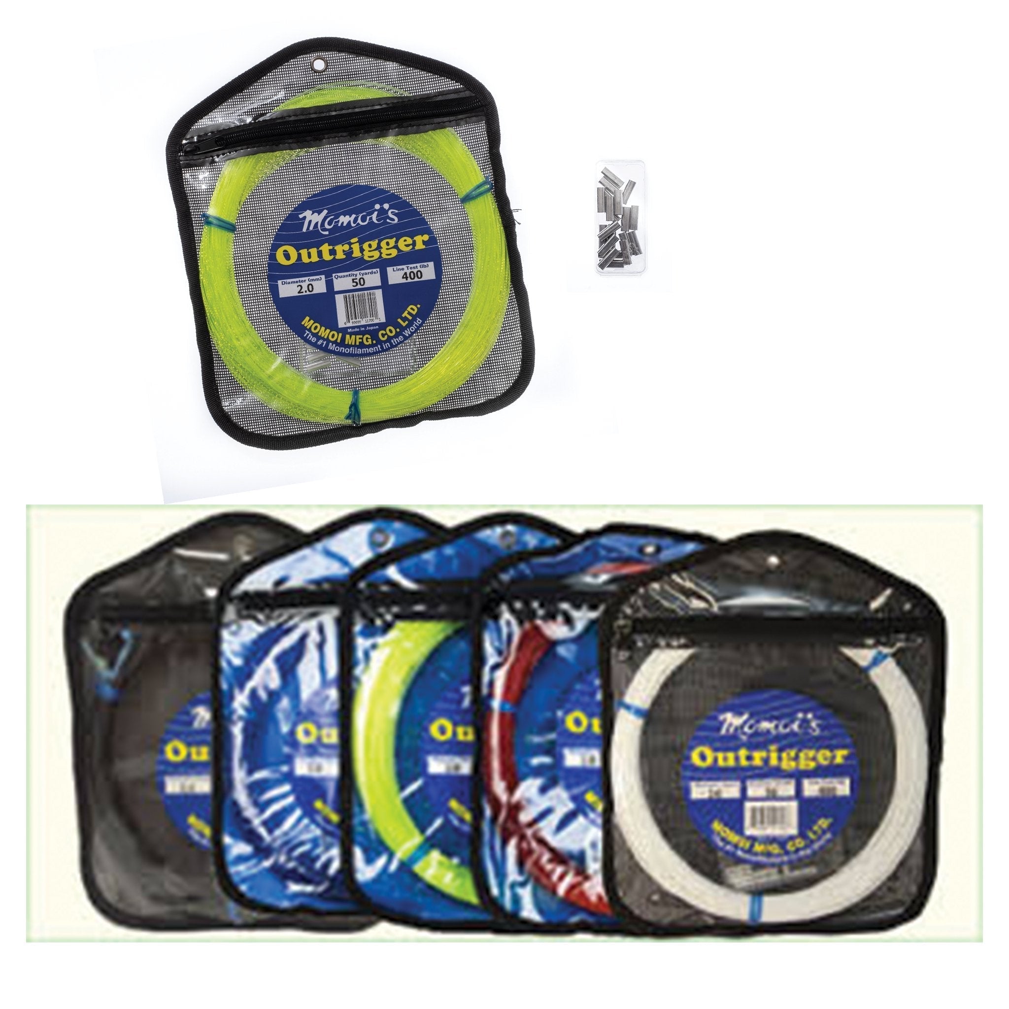 Outrigger Kit - Nylon Mono-Line w/sleeves - 100yd.