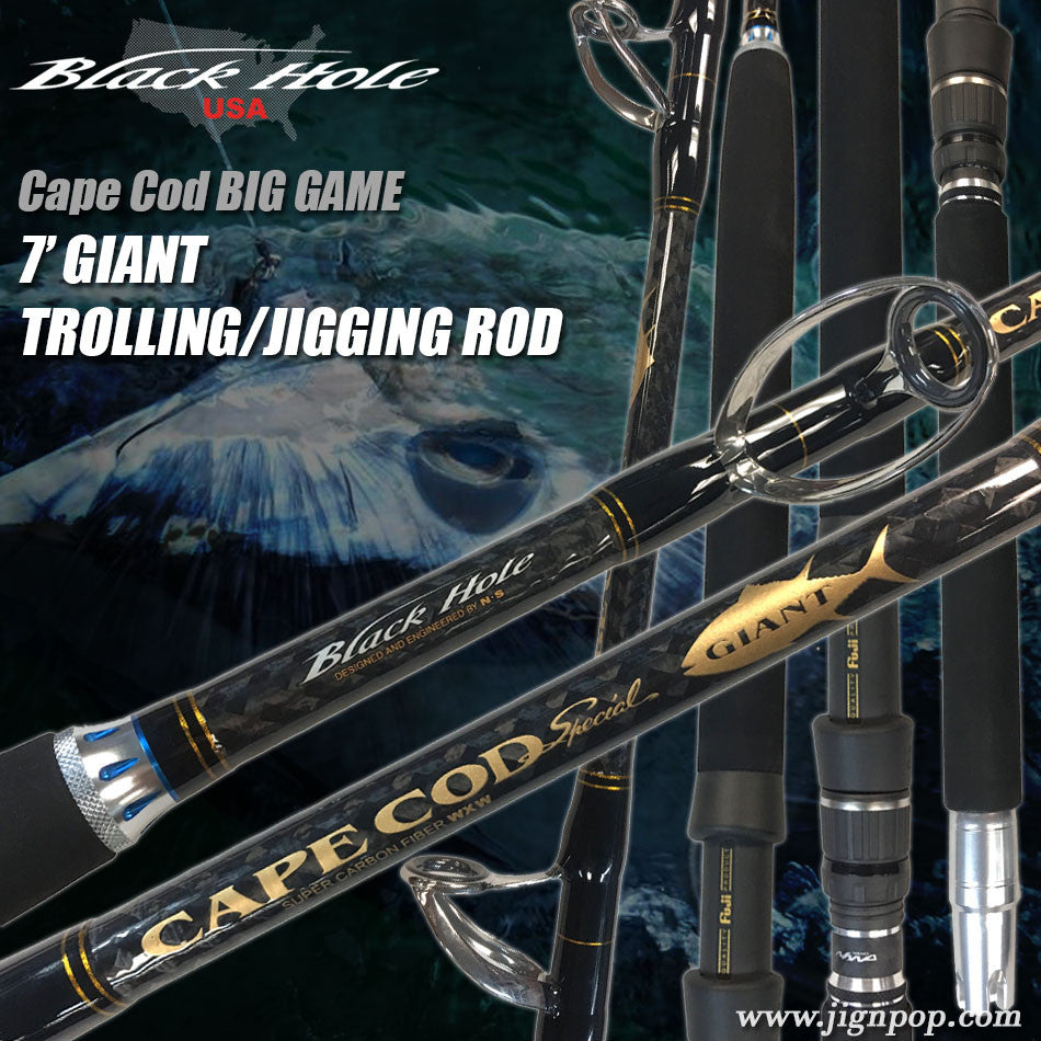 Black Hole 7' GIANT Trolling/Big Game Stand-up Jigging Rod