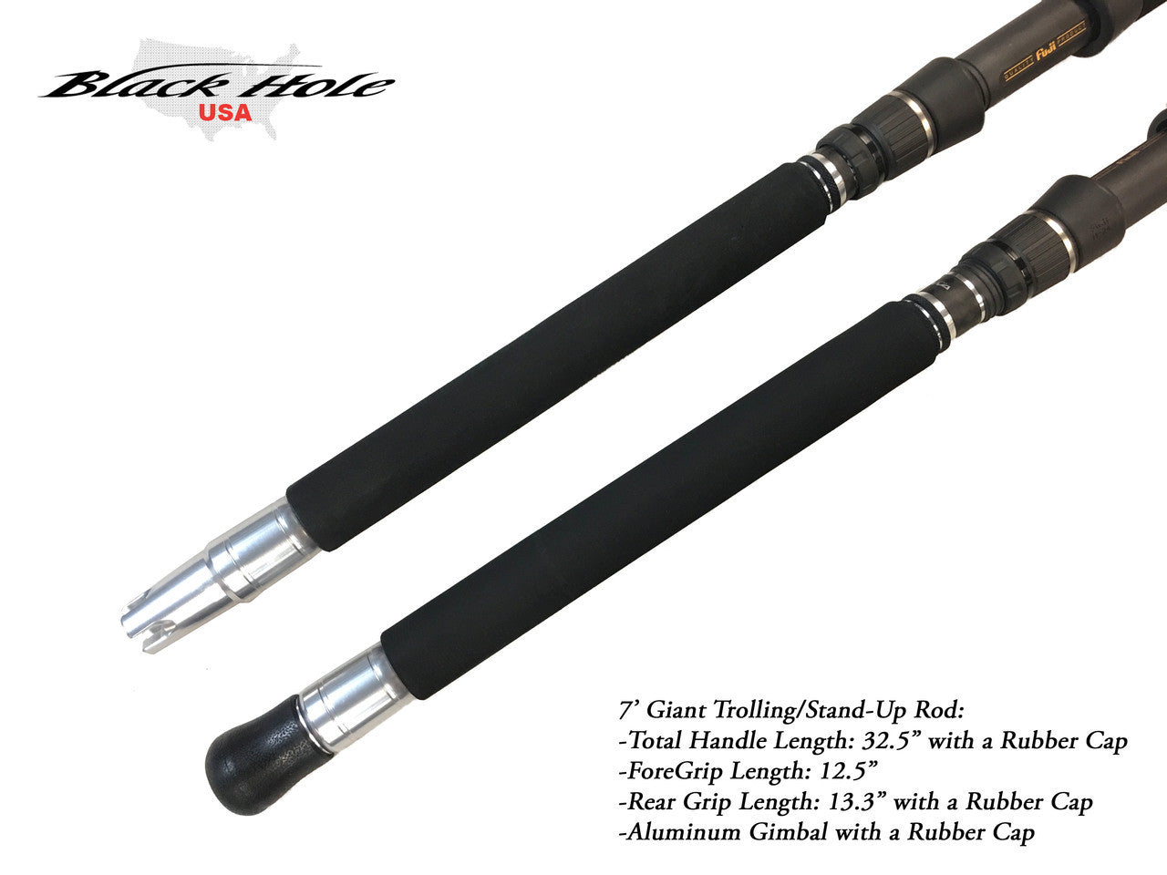 Black Hole 7' GIANT Trolling/Big Game Stand-up Jigging Rod