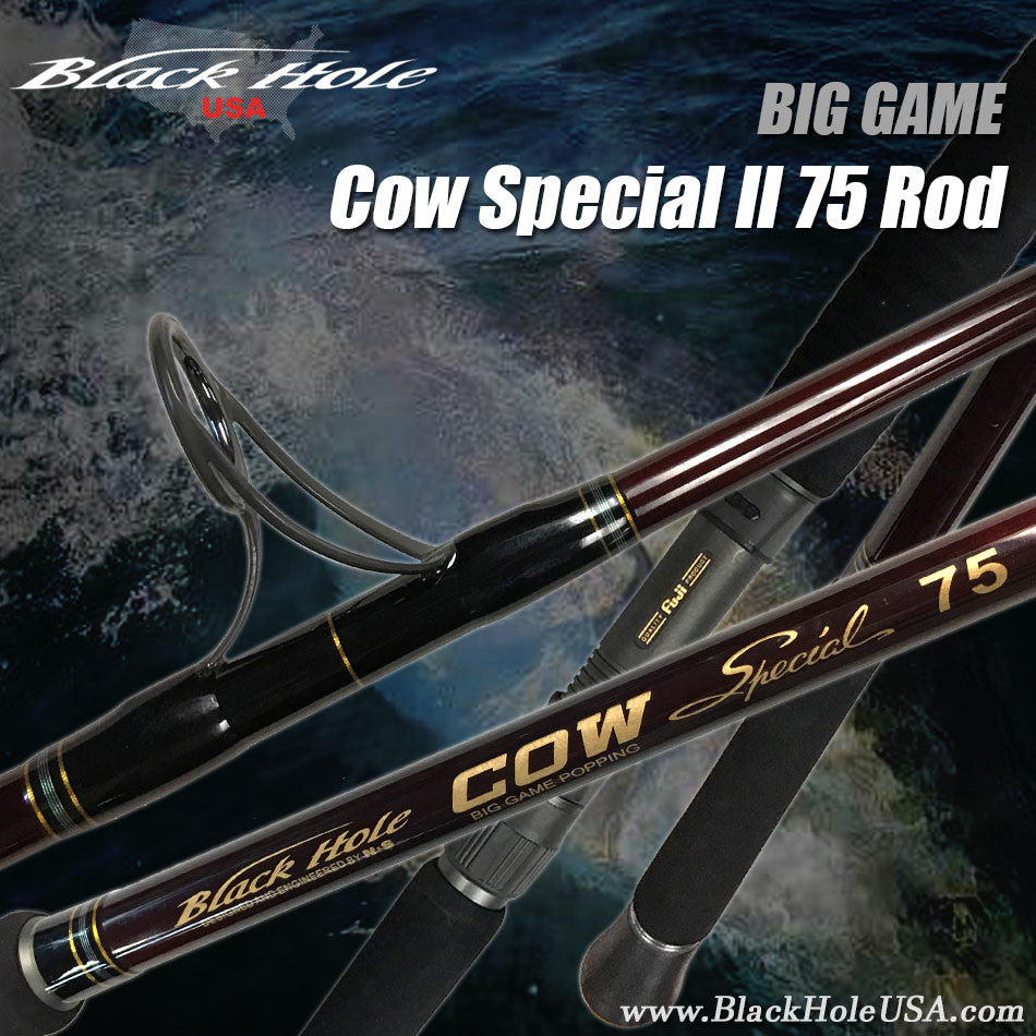 Black Hole 7'4" Cow Special II 75 Popping Spinning Rod