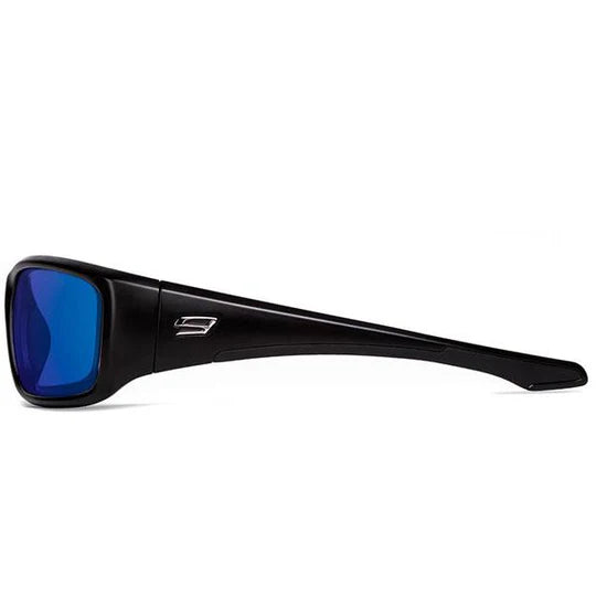 HAVASU - NIRTECH® Polarized Poly-Carbonate Glossy Black Lens Color: Deep Blue Mirror/Gray