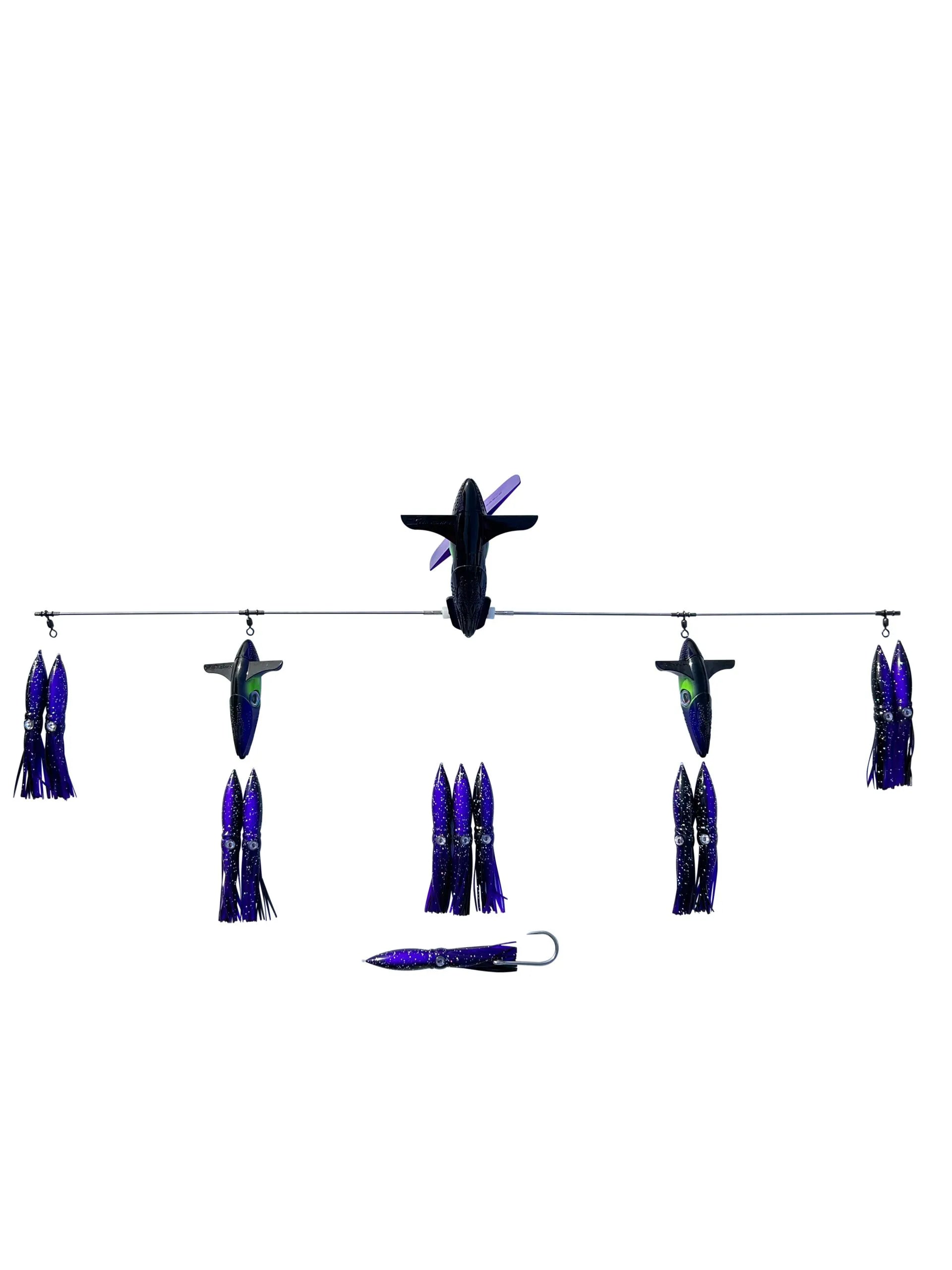 36" Wingman with 6" Shell Squid