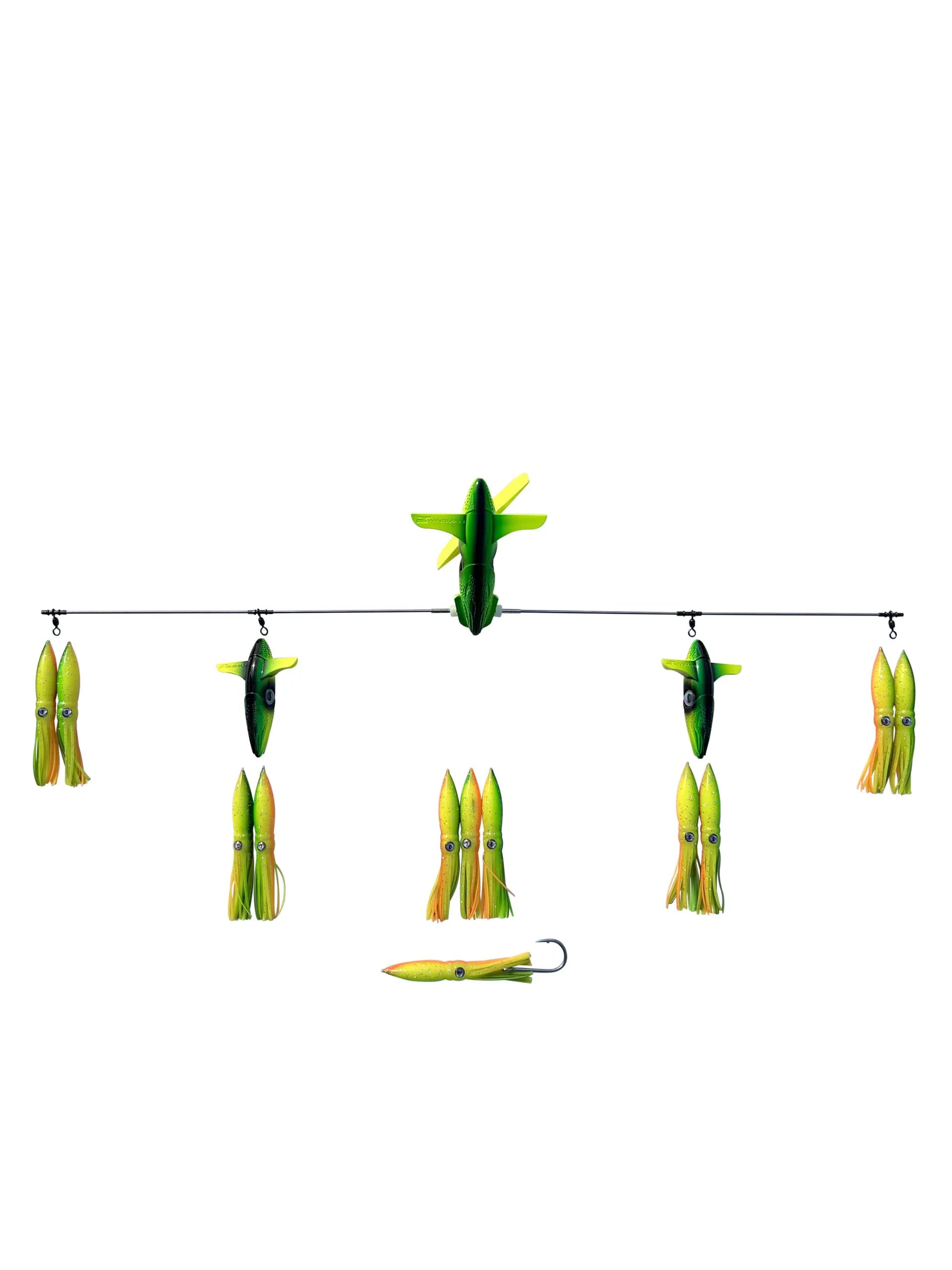 36" Wingman with 6" Shell Squid