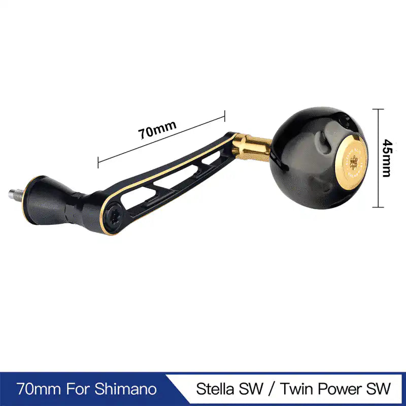 Gomexus Aluminum Handle with Titanium Knob Stella SW 4000-6000 Twinpower SW 4000-6000 - CJ70