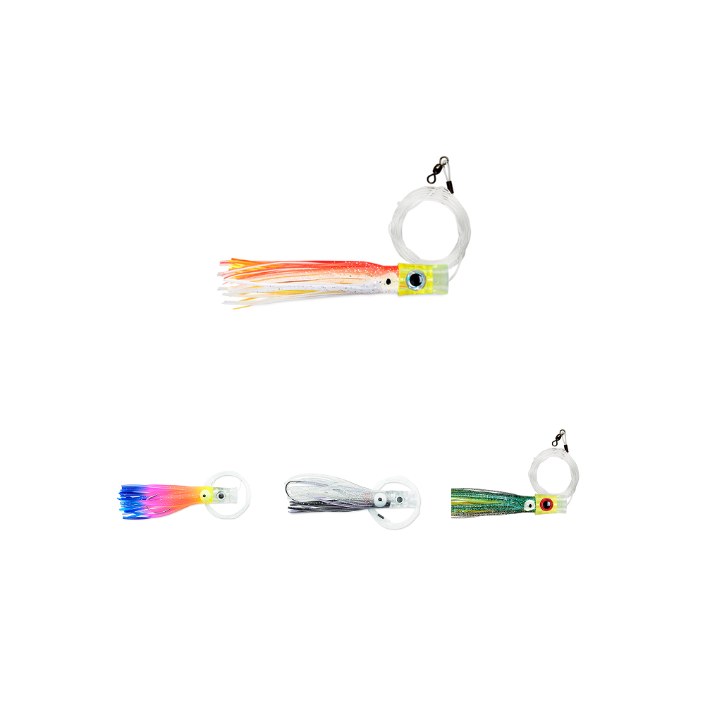 C&H, Stubby Bubbler Rigged & Ready,  7/0 Mustad Hook, AFW Swivel, 100 lb / 45.3 kg Grand Slam Mono Line, 6 ft / 1.8 m