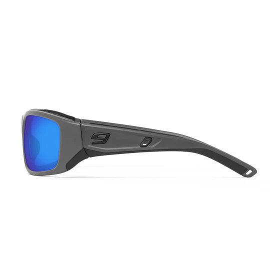 FORK - NIRTECH® Polarized Poly-Carbonate Navy Blue Lens Color: Gray