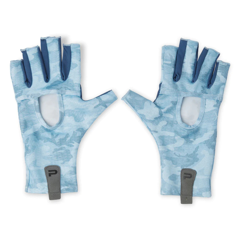 Pelagic Sun Gloves Fish Camo