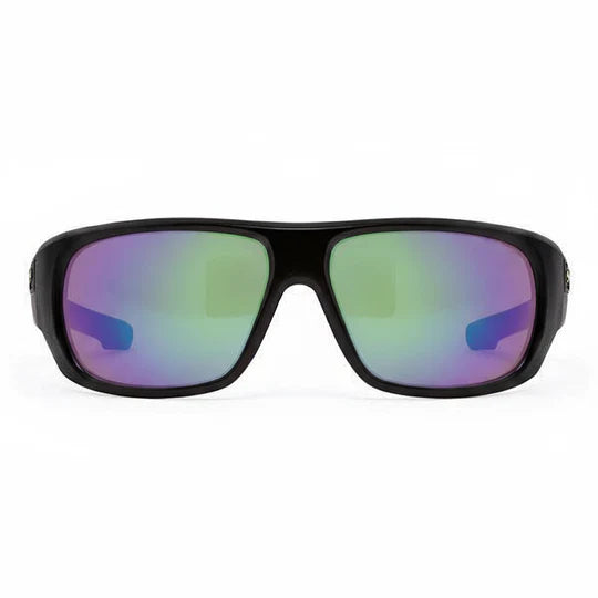 ST. JOHNS - NIRTECH® Polarized Poly-Carbonate Matte Black Lens Color:Chartreuse