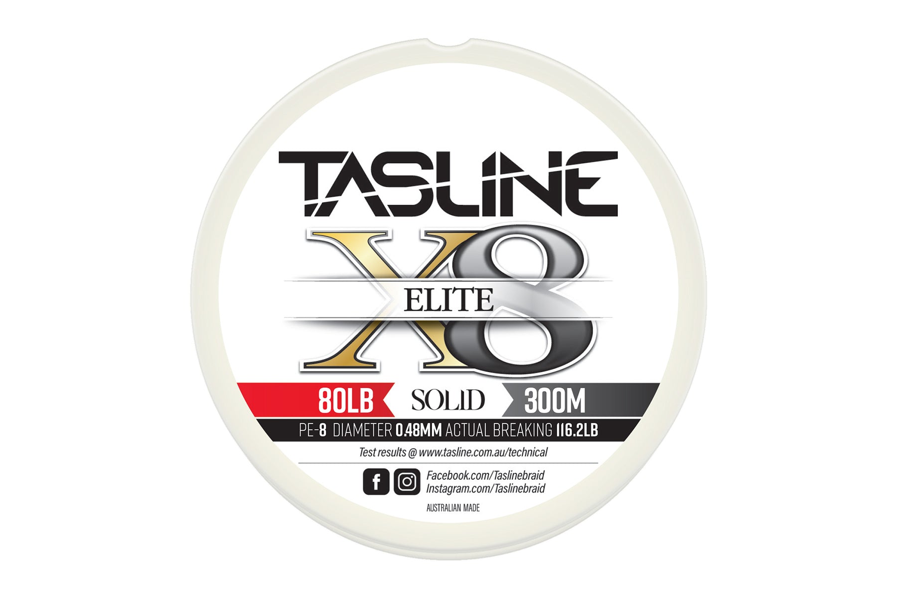 Tasline Elite White 8lb