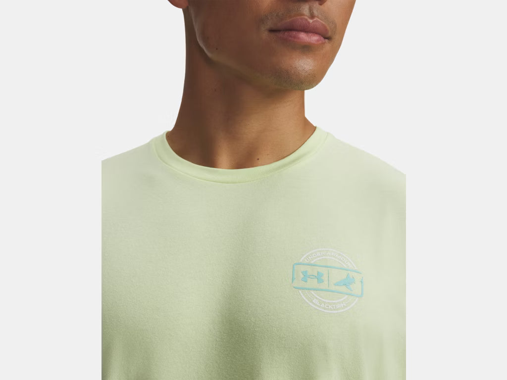 Under Armour x BlacktipH Men's Fish Species Tuna Graphic Shirt - Fade Green