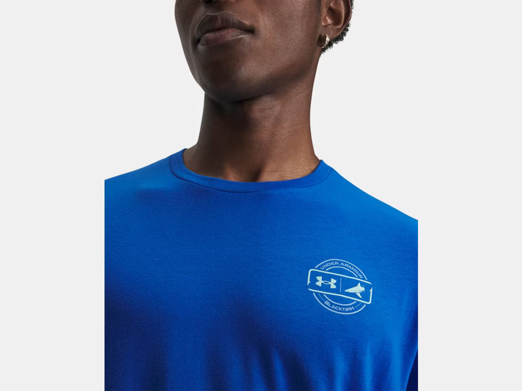 Under Armour x BlacktipH Men's Fish Species Tuna Graphic Shirt - Blue Strike