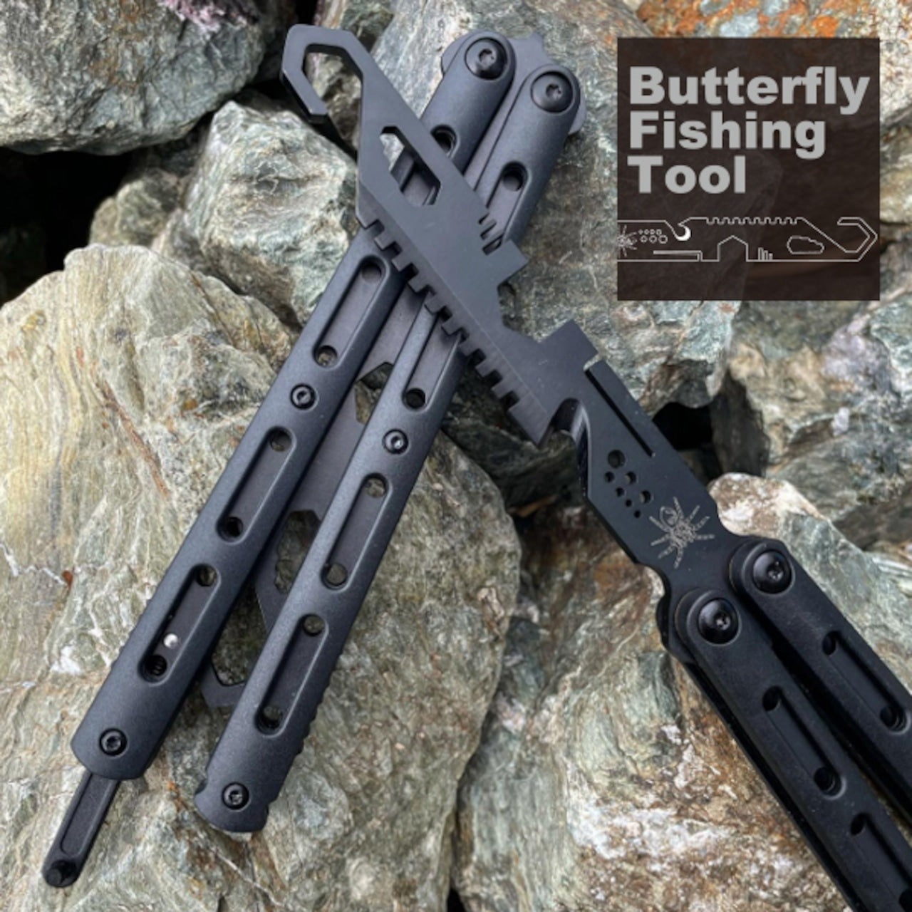 BUTTERFLY FISHING TOOL MATT BLACK