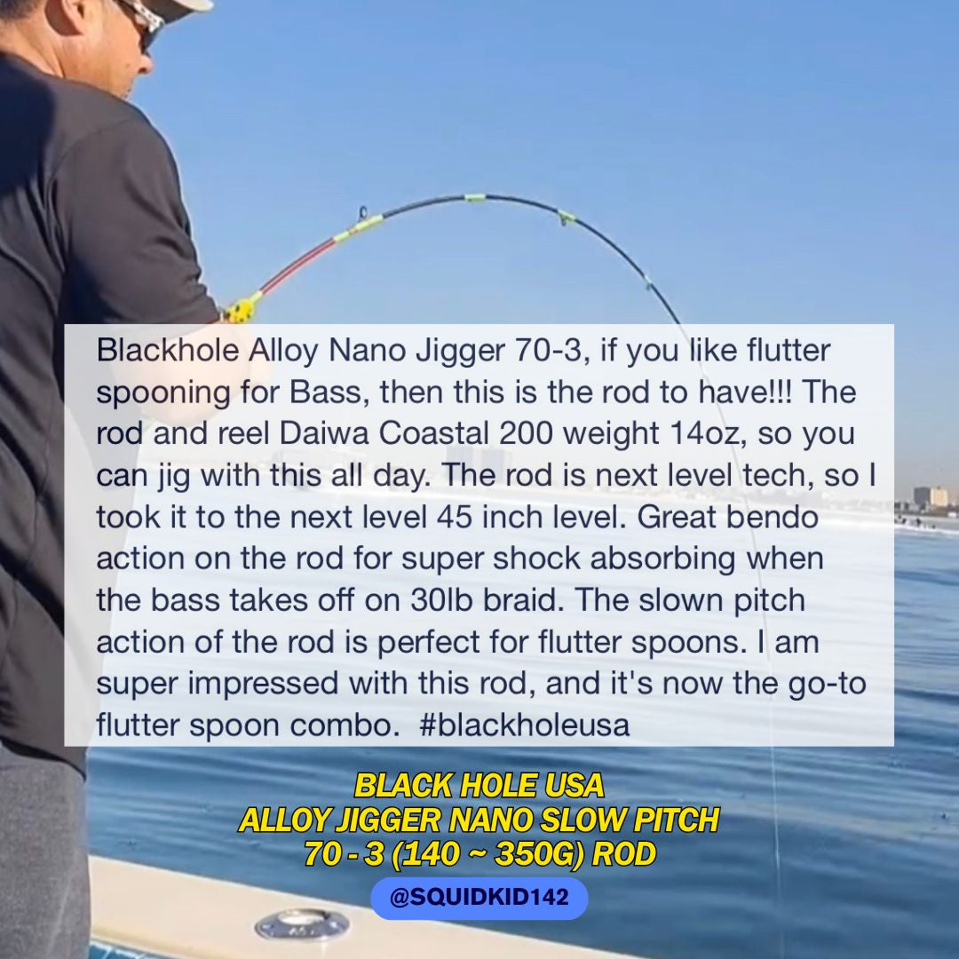 Alloy Jigger Nano Slow Pitch Jigging Rods