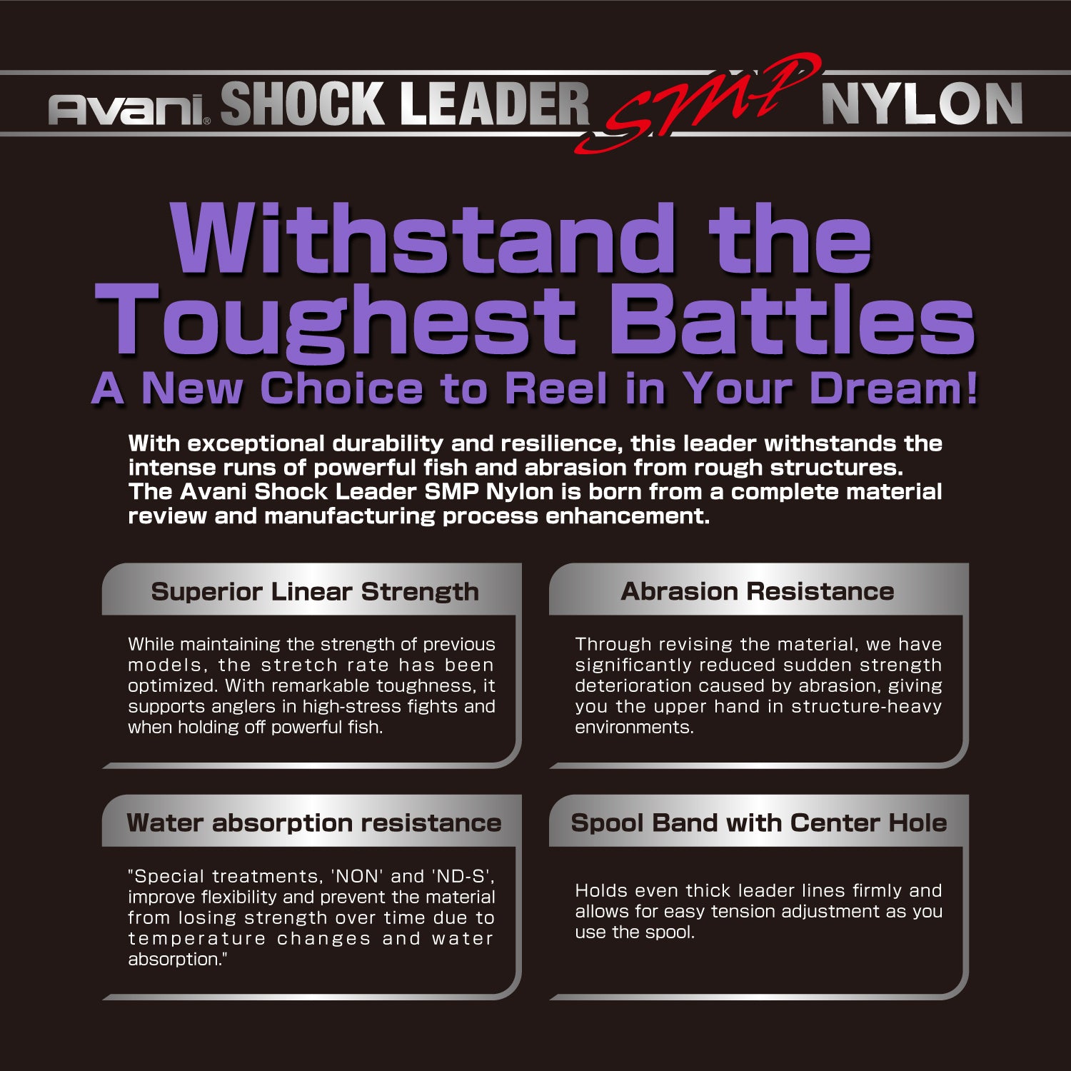 Varivas Nylon Avani SMP Shock Leader Line