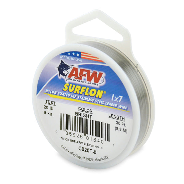 Surflon Nylon Coated 1x7 Stainless Leader