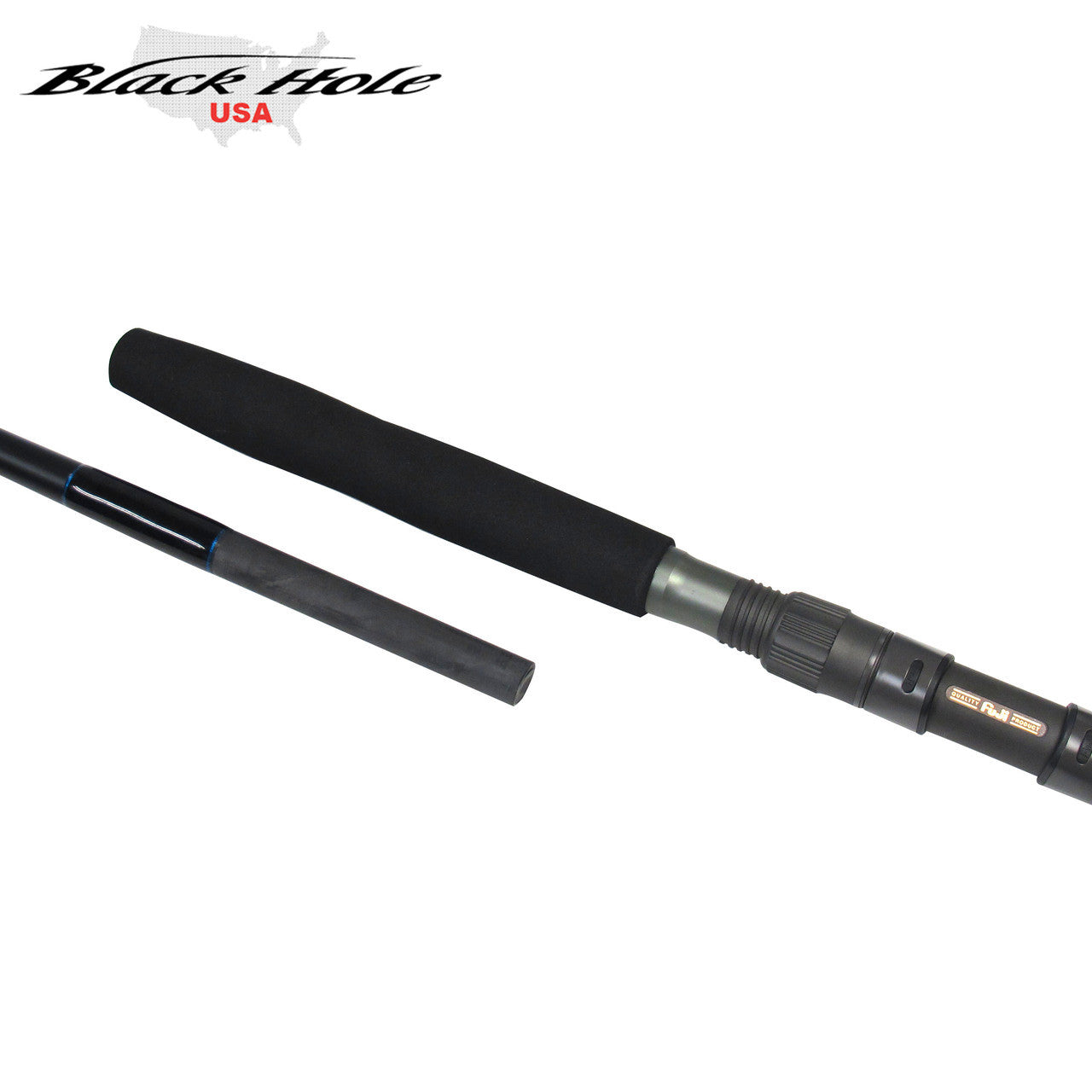 Black Hole 7'6", 8'0" Cape Cod Special GRAPHITE Popping Rods