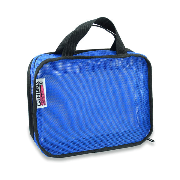 C&H, Lure Carry Case, 11 in x 8.75 in x 2.5 in / 28 cm x 22.2 cm x 6.4 cm, 30 Resealable Rig Bags Inside, Blue