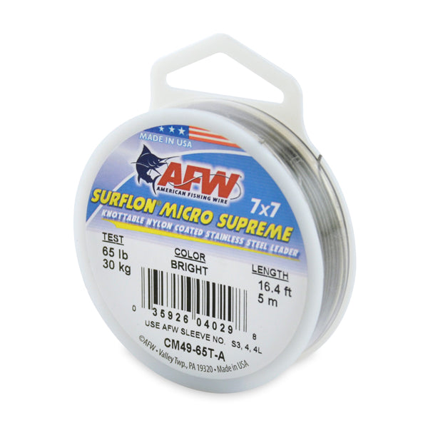 Surflon Micro Supreme, Nylon Coated 7x7 Stainless Steel Leader Wire