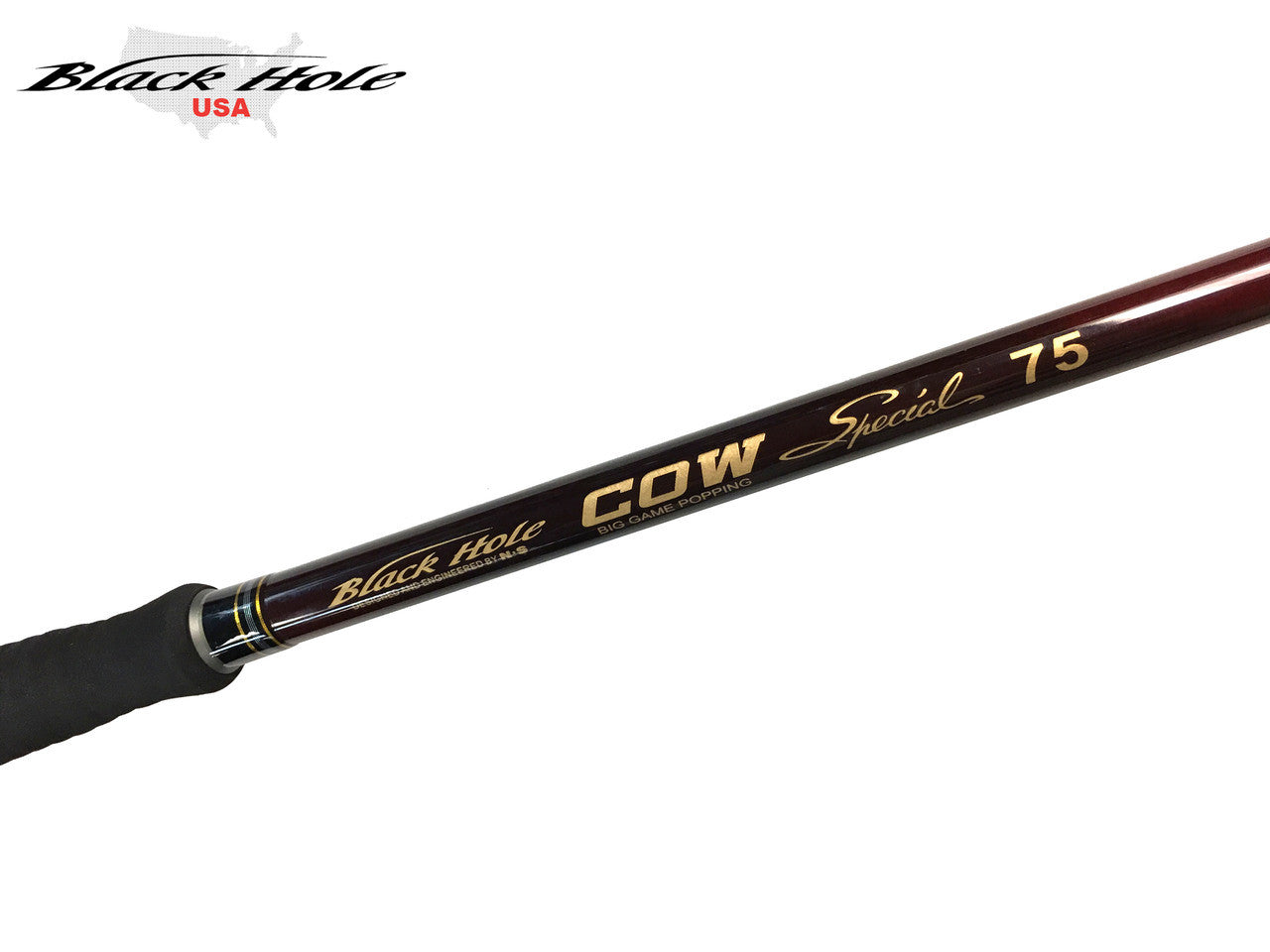 Black Hole 7'4" Cow Special II 75 Popping Spinning Rod