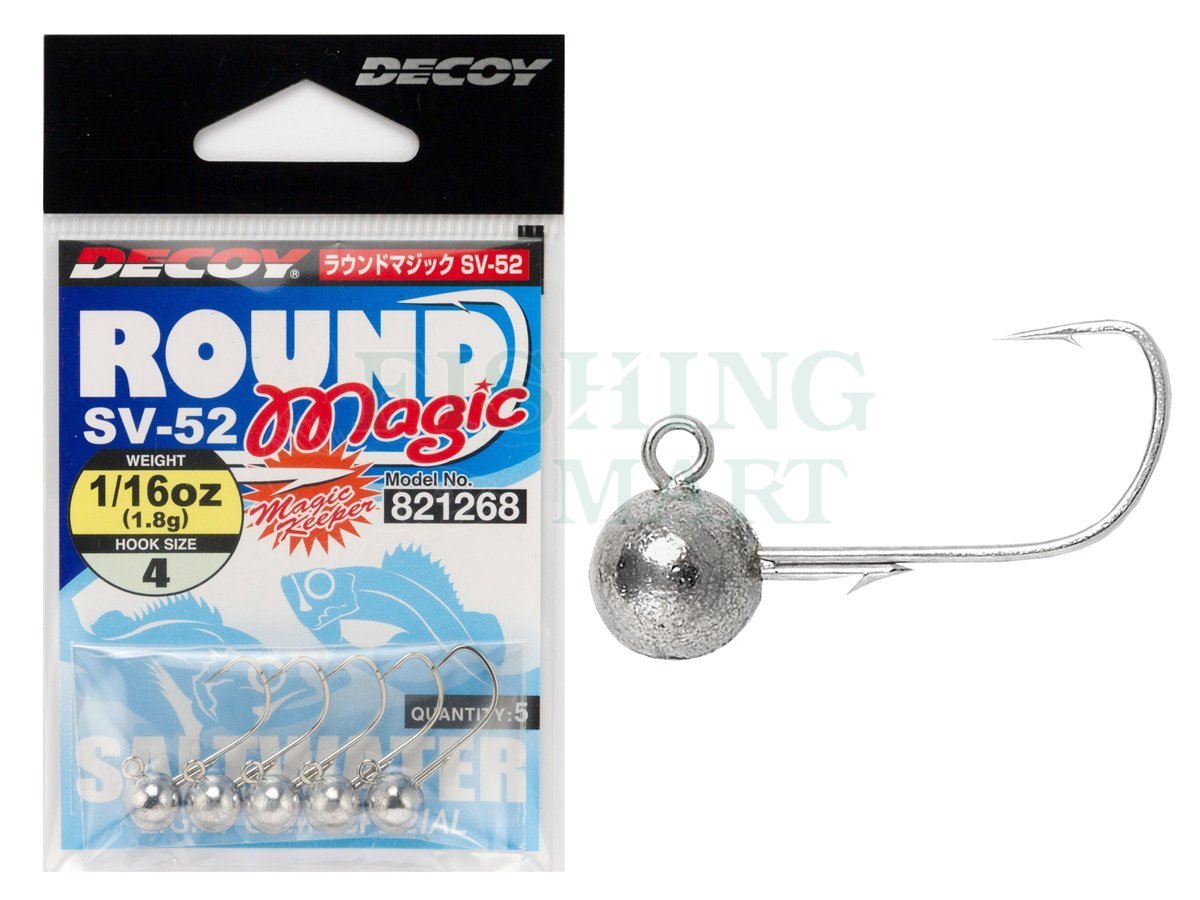 Jig Heads Decoy SV-52 Round Magic