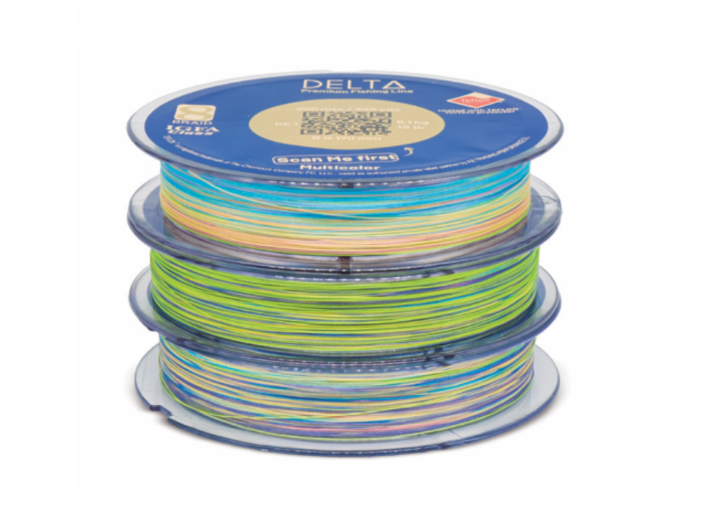 DELTA HILO TEFLON 8 BRAID MULTI 300METER