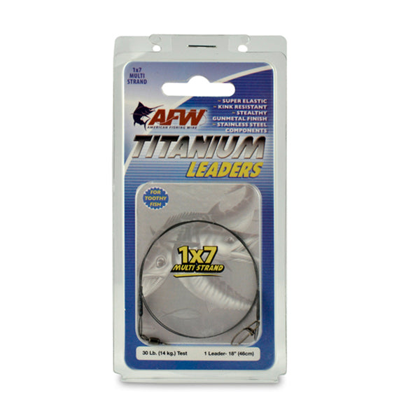Titanium Surfstrand Bare 1x7 Wire Leaders Black Oxide 1 pc