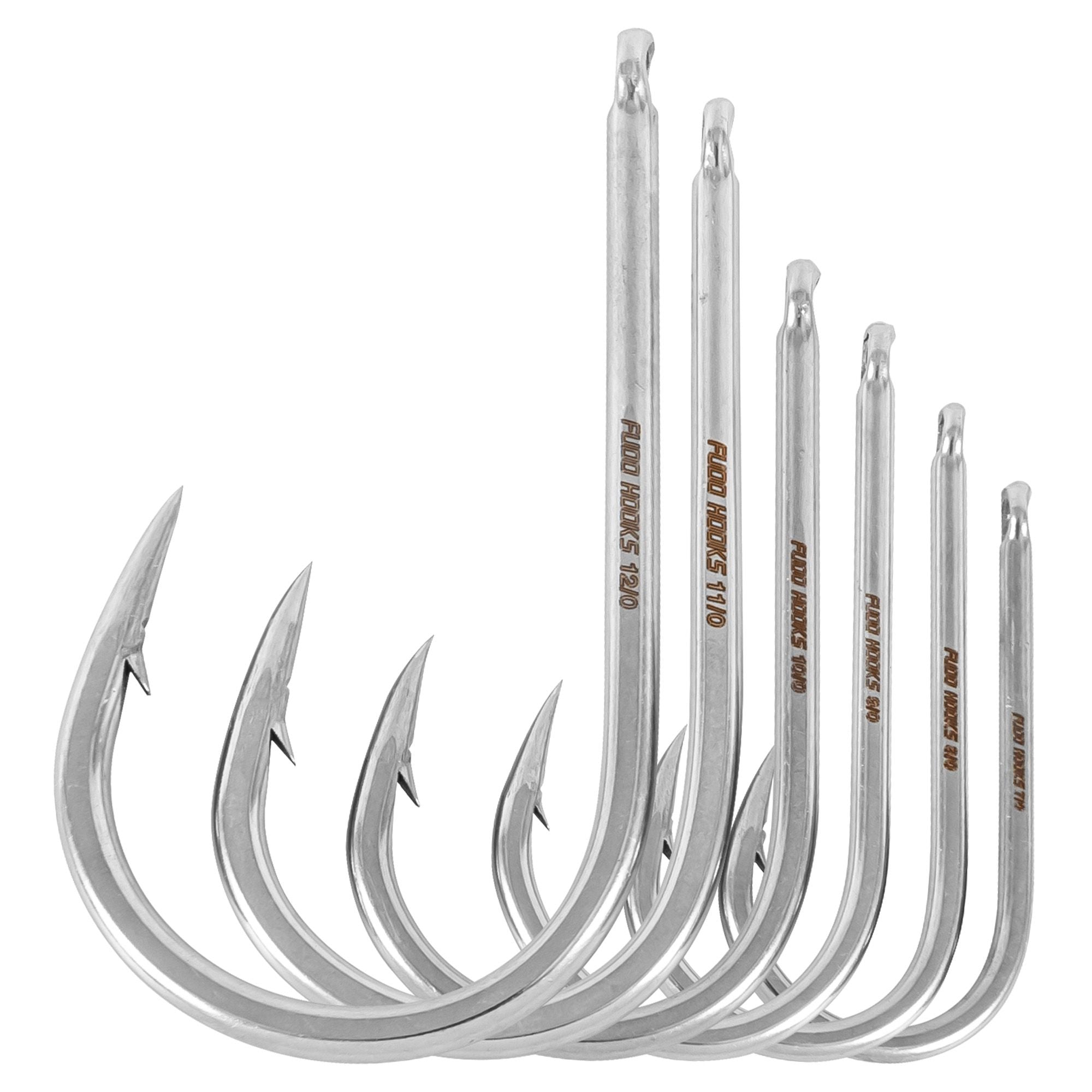 Curved Needle Eye Hooks (2 Pack)