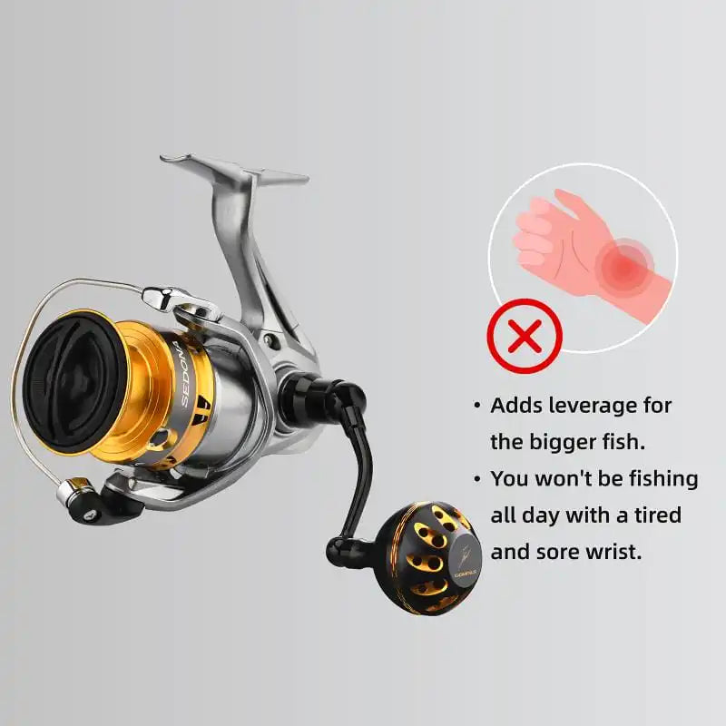 Gomexus Aluminum Handle for Shimano 17 Nasci MSL-L57