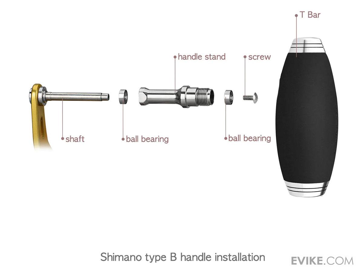 Gomexus EVA T-Bar "TEV85" Power Knob for Shimano B Spinning Reel