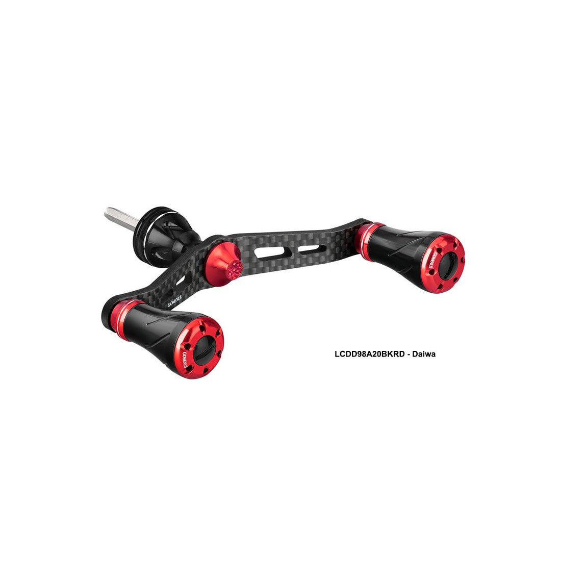 Gomexus Carbon Double Spinning Reel Handle Red