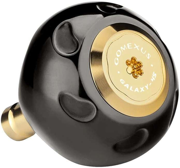 Gomexus Titanium Reel Power Knob TB45 - 45mm - Black/Gold
