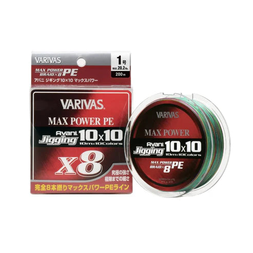 VARIVAS AVANI JIGGING 10X10 X8 300M