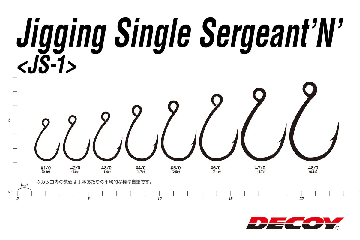 Decoy JS-1 Jigging Single Sergeant N