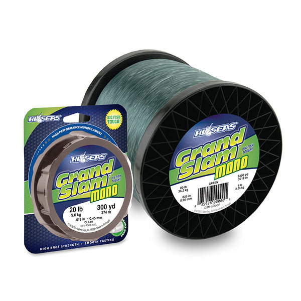 Grand Slam Monofilament Line, Clear