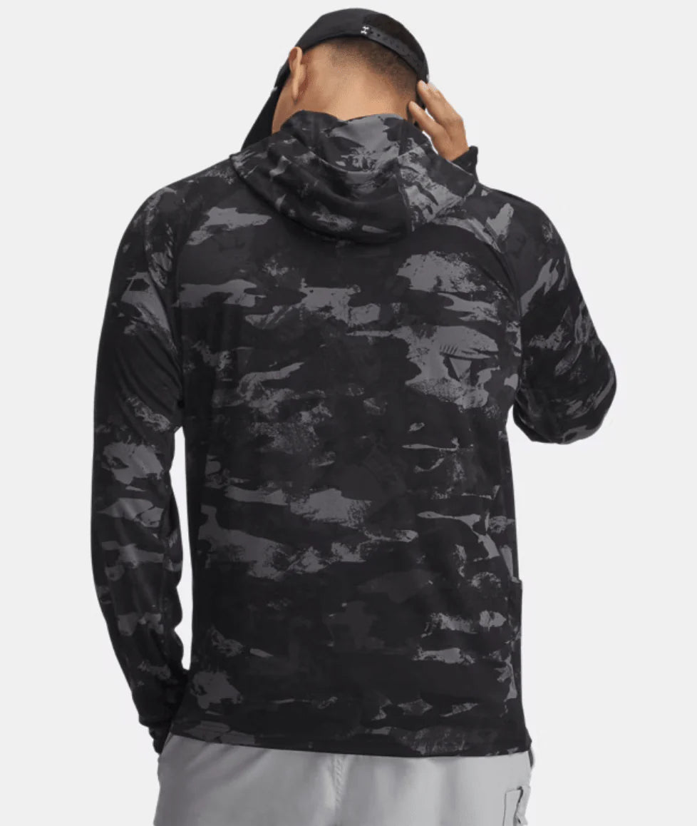 Under Armour x BlacktipH Men’s Elite Performance Camo Hoodie - Black