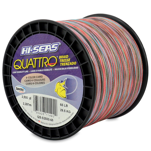 Quattro Braid, 4-Color Camo, 300 yd (274 m)