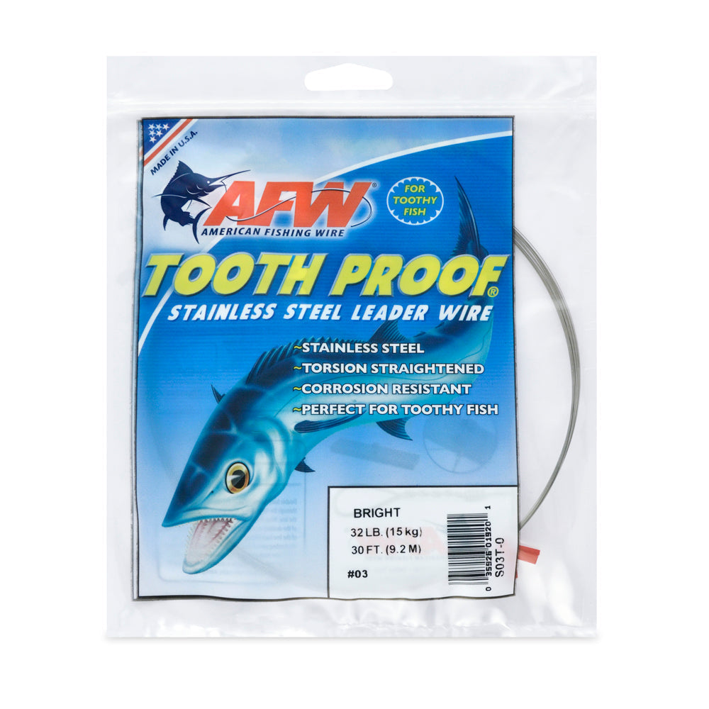 Tooth Proof Stainless Steel Single Strand Leader Wire