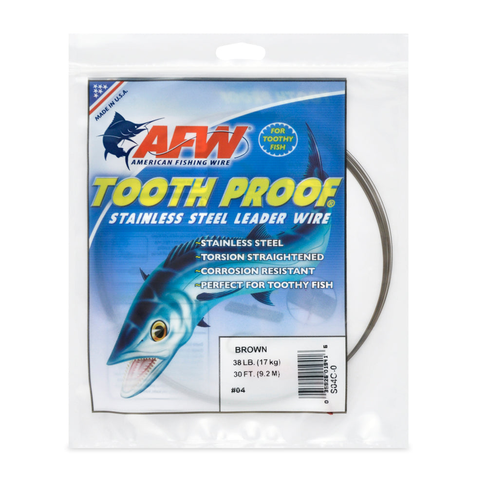 Tooth Proof Stainless Steel Single Strand Leader Wire