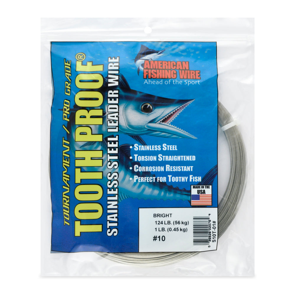 Tooth Proof Stainless Steel Single Strand Leader Wire