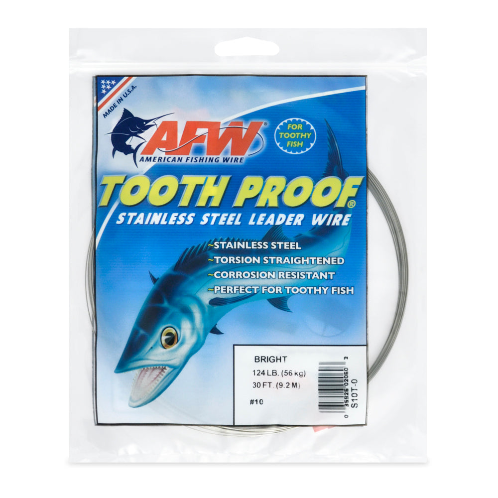 Tooth Proof Stainless Steel Single Strand Leader Wire
