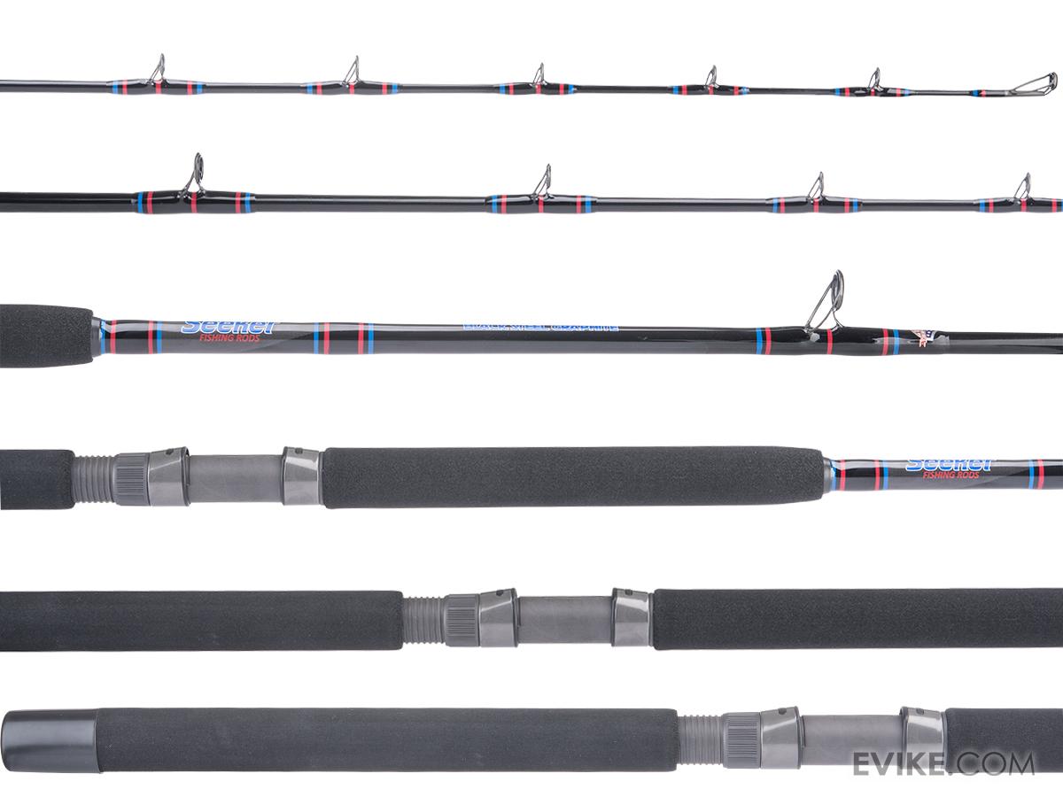 Seeker Black Steel Live Bait Rod - G 270H-8' - 8' - 15-30 lb