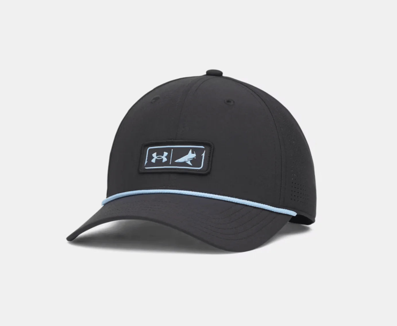 UA x BlacktipH Men’s Fishing Hat - Performance Adjustable Snapback Black