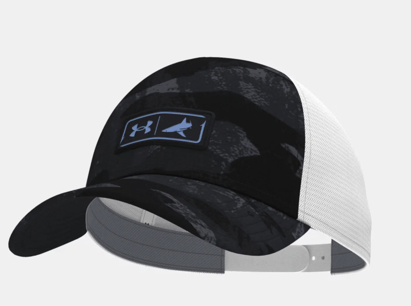 Under Armour x BlacktipH Fishing Trucker Hat (Black Camo) | BlacktipH